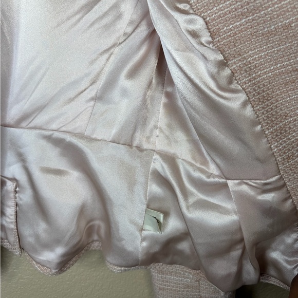 The Limited Scandal Collection Light Pink Peplum Gladiator Textured Blazer - Picture 8 of 10